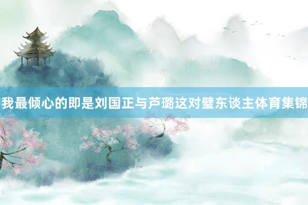 我最倾心的即是刘国正与芦璐这对璧东谈主体育集锦