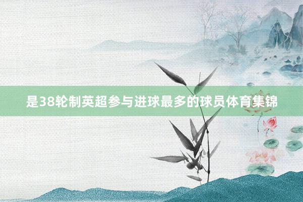 是38轮制英超参与进球最多的球员体育集锦
