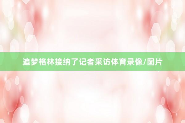 追梦格林接纳了记者采访体育录像/图片