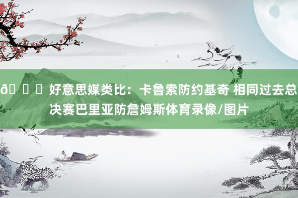 👀好意思媒类比：卡鲁索防约基奇 相同过去总决赛巴里亚防詹姆斯体育录像/图片