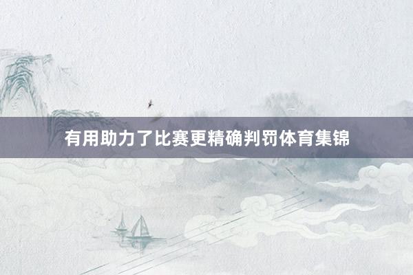 有用助力了比赛更精确判罚体育集锦