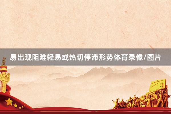 易出现阻难轻易或热切停滞形势体育录像/图片