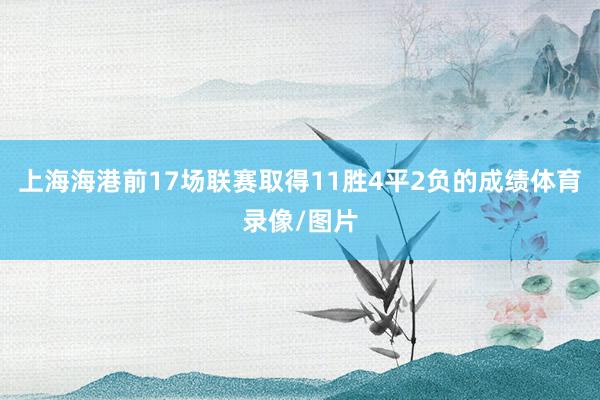 上海海港前17场联赛取得11胜4平2负的成绩体育录像/图片