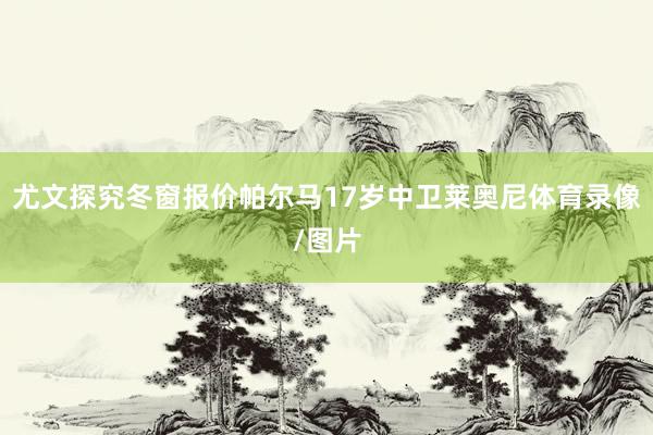 尤文探究冬窗报价帕尔马17岁中卫莱奥尼体育录像/图片