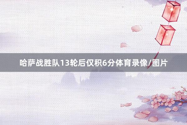 哈萨战胜队13轮后仅积6分体育录像/图片