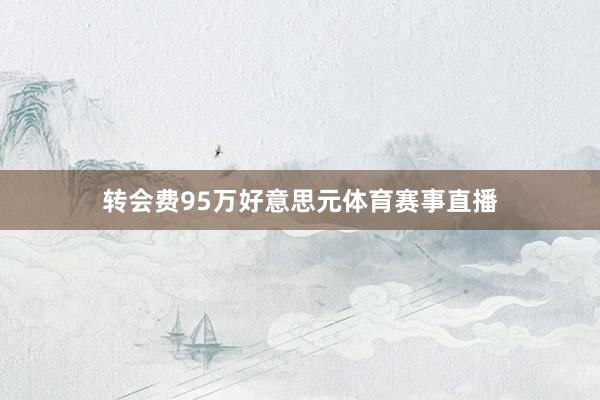 转会费95万好意思元体育赛事直播