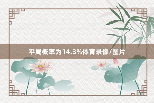 平局概率为14.3%体育录像/图片