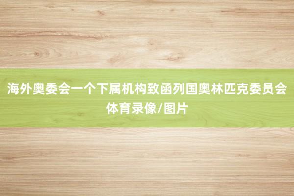 海外奥委会一个下属机构致函列国奥林匹克委员会体育录像/图片